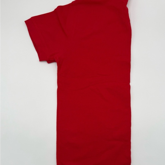 Polo Ralph Lauren Red Waffle Knit T-Shirt – Men’s Small - Picture 9 of 10